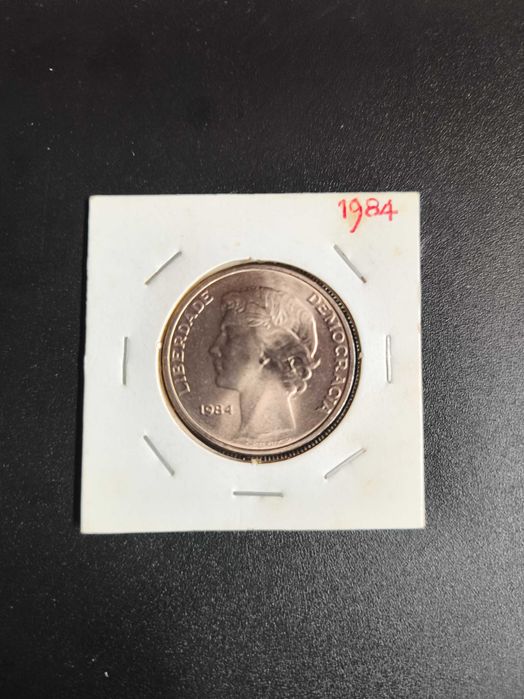 moeda de 25 escudos de 1984 unc