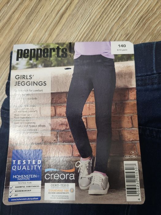 Spodnie 140 jegginsy Lidl nowe z metką