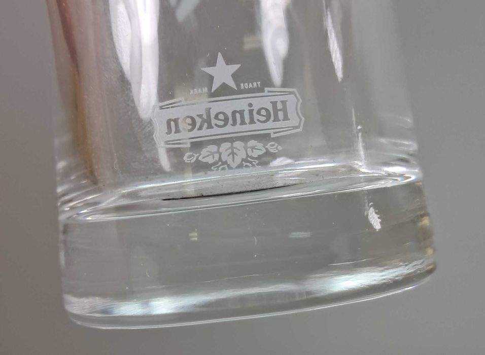 Zestaw 4 szklanek Heineken  250ml, Holandia - Grawer Tactile Grip