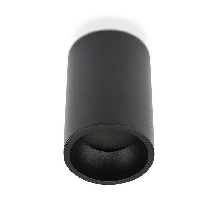 Oprawa V-tac Aluminiowa GU10 Okrągła Natynkowa Tuba Czarna 70x107mm VT-802 3 Lata Gwarancji Wyposażenie Wnętrz