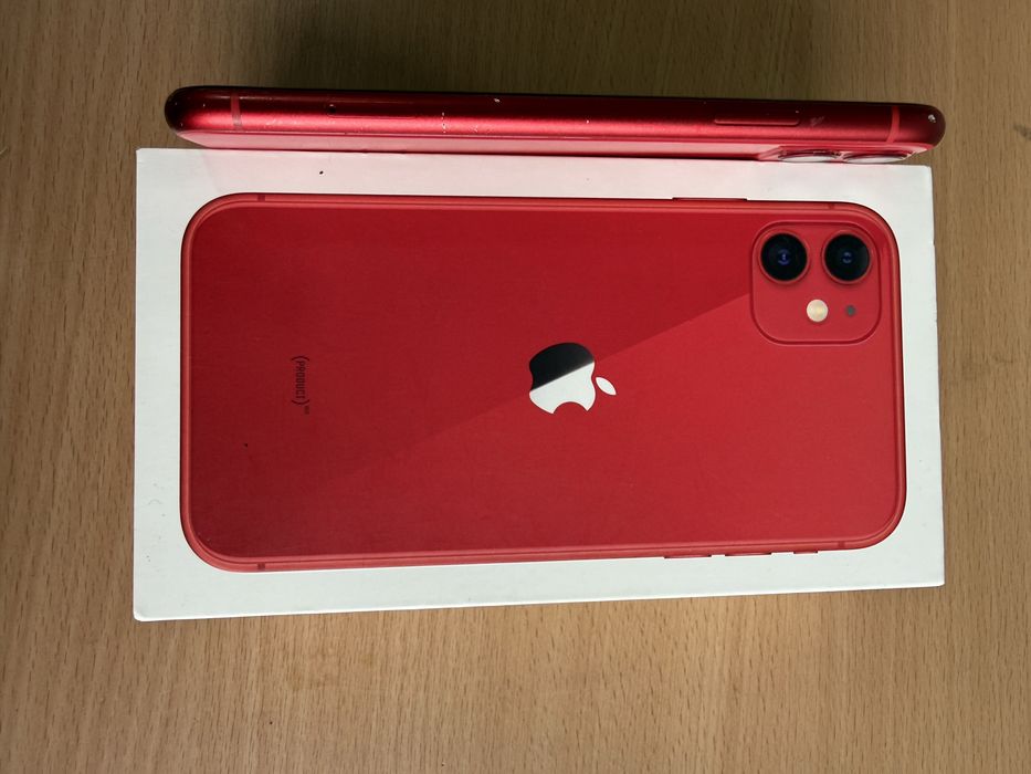 iPhone 11 128GB (PRODUCT)RED + Caixa e Carregador