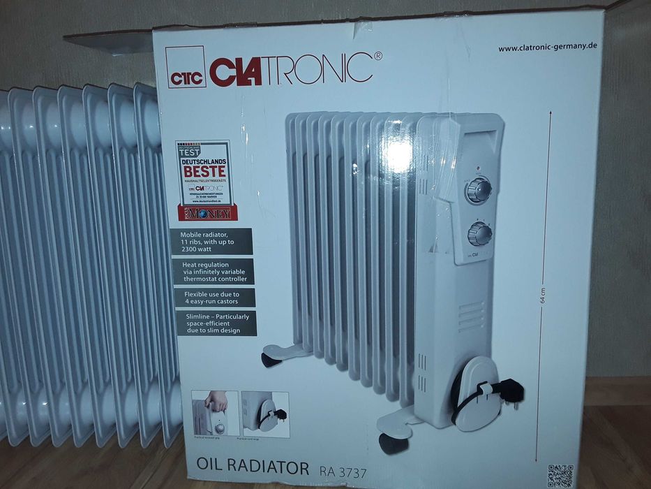 Масляний обігрівач на 11 ребер 2300 Вт.
