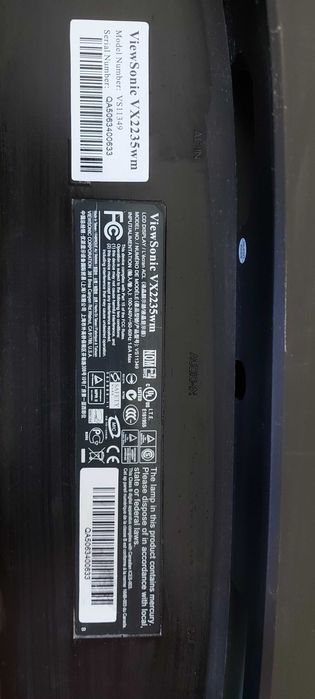 Монітор Viewsonic на зч