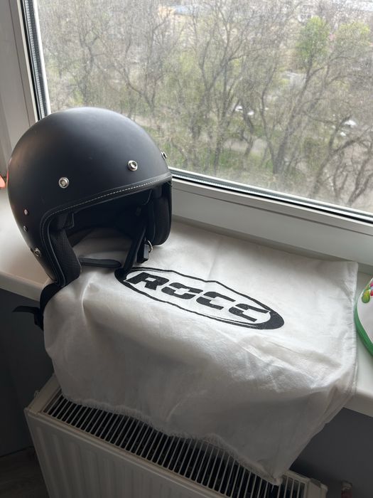 Мотошолом ROCC Classic PRO Jet helmet matt black ХL