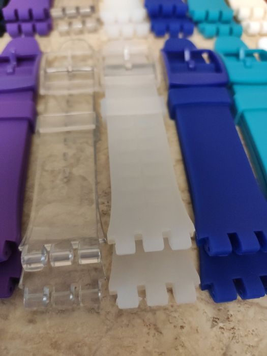 Ремешки Swatch, силіконові ремінці свотч
