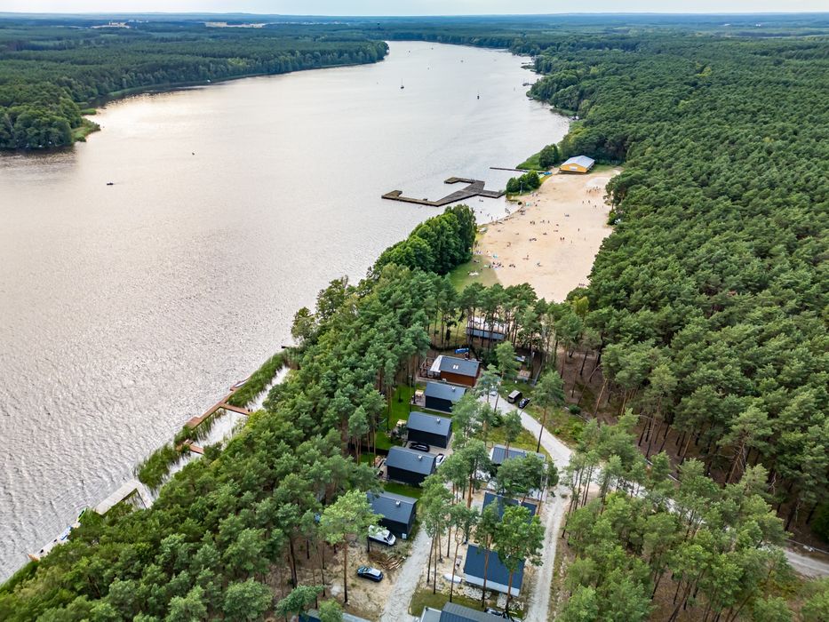 LakeHouse Lubiatów Domy nad jeziorem jacuzzi sauna Sława Sylwester