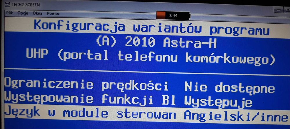 Moduł telefonu UHP4 UWA + wspornik + mikrofon + wtyczka Opel Zafira B