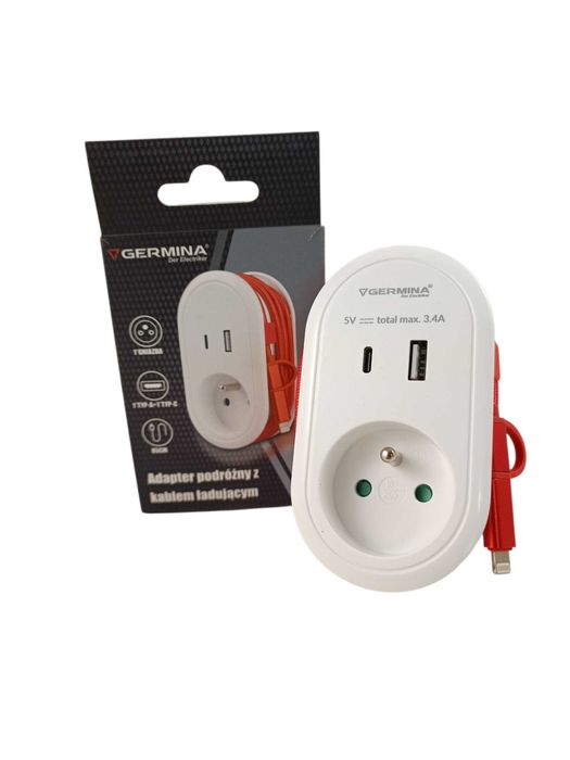 Adapter Podróżny Gw-0183 Germina