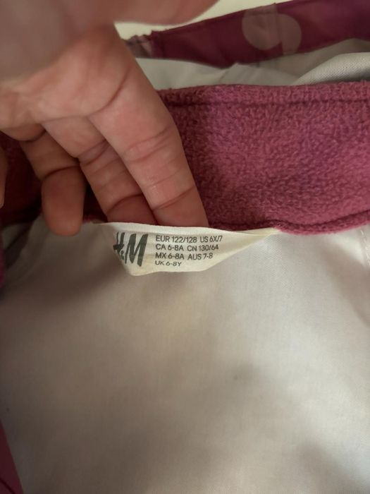 Kurtka przeciwdeszczowa h&m 6-8 lat / 128