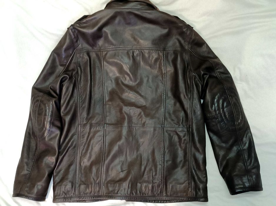 Кожаная куртка Maje от SMCP Group Франция натуральная овечья кожа 52 р