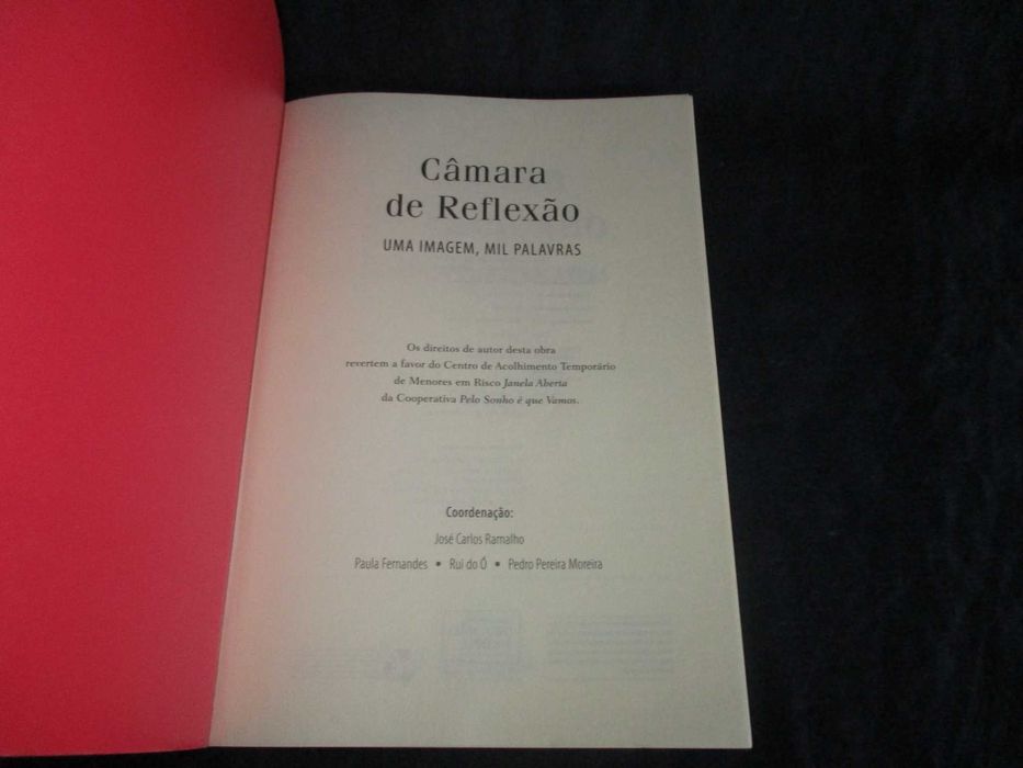 Livro Câmara de Reflexão uma imagem mil palavras