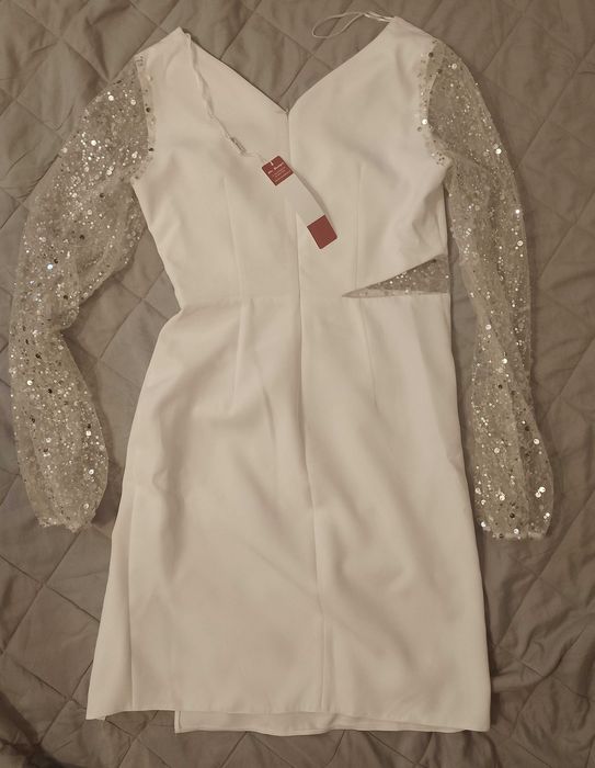 Sukienka Ella boutigue ecru 38