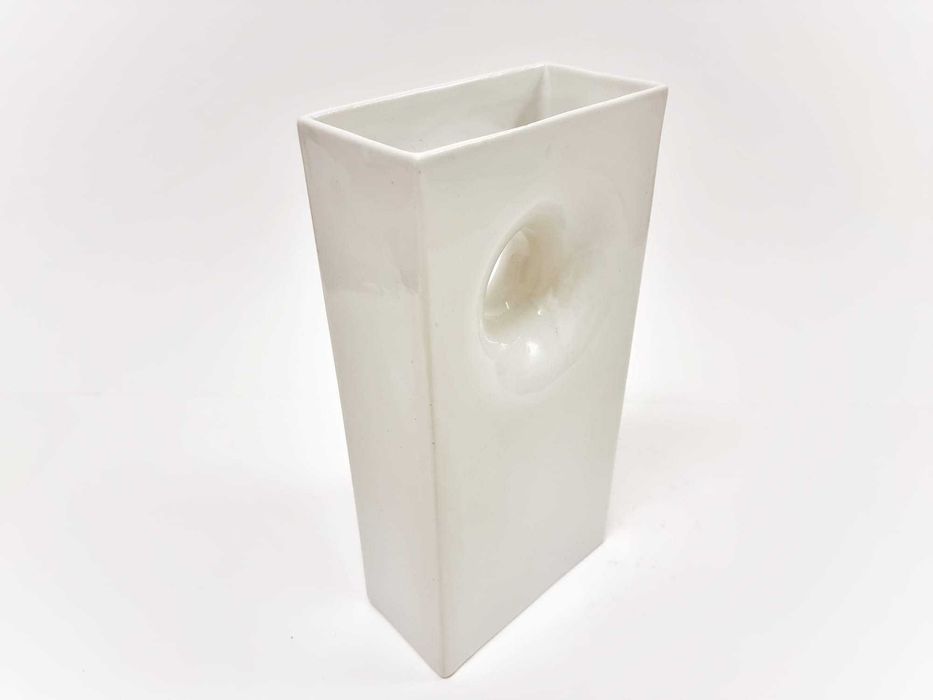 Vaso de cerâmica Gabbianelli Space Age Franco Bettonica Italia anos 70
