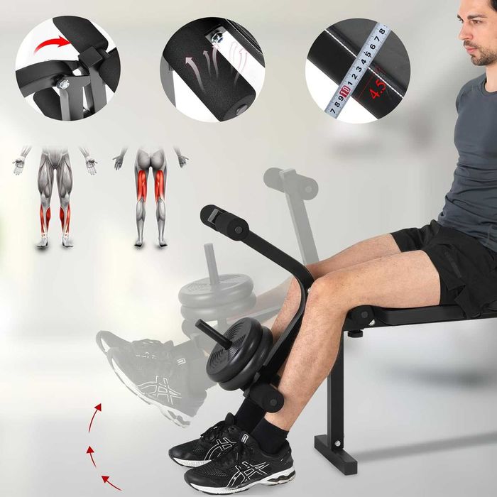 Banco de musculação inclinável Powerfit (Como NOVO)