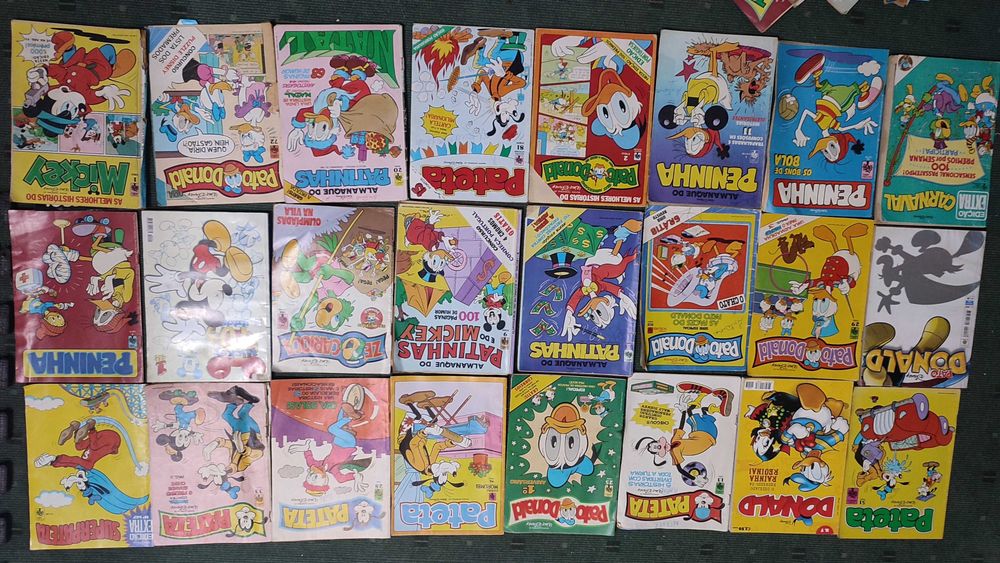Lote 65 livros BD Disney