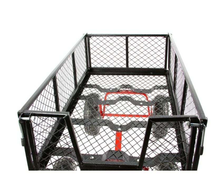 Wózek ogrodowy 400kg uchwyt hak + wkład materiałowy