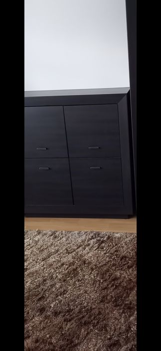 Komoda Black Red White wenge