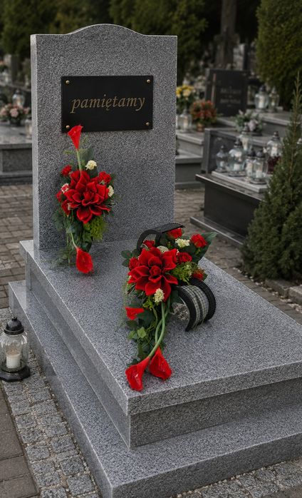 Dekoracja nagrobna, stroik, kompozycja . Komplet