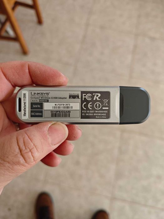Adaptador Wireless USB Cisco-Linksys WUSB54GC