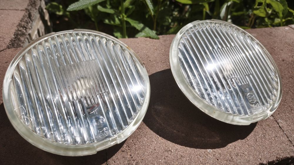 Wkłady reflektora drogowego Ruhla DDR, Fiat 125p, Wartburg, Łada,, PRL, AKA Electric,