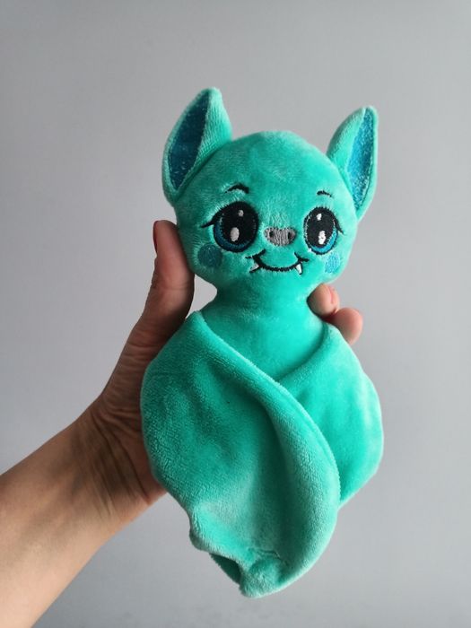 Zestaw 4 handmade małych nietoperzy z magnesami