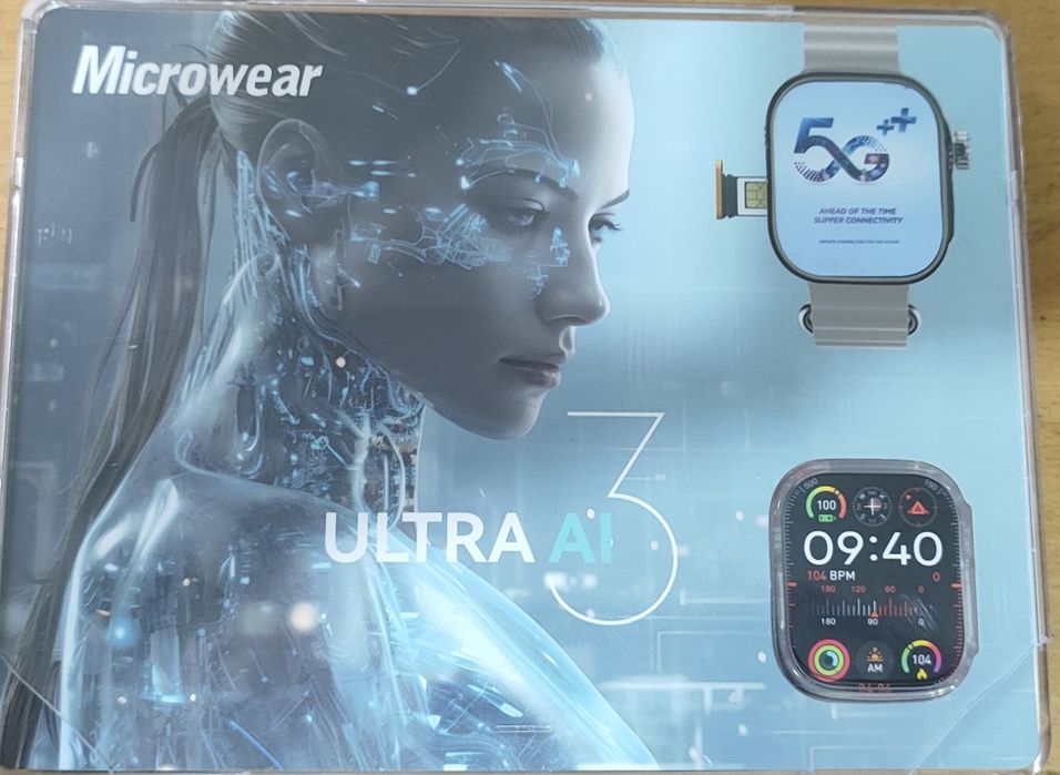 SmartWatch Microwear Ultra Ai3 - Novo!!