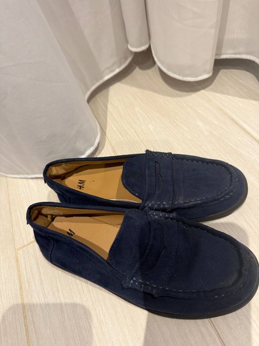 Мокасини 21.5 см , дитячі мокасини , від HM , 33-34 розмір