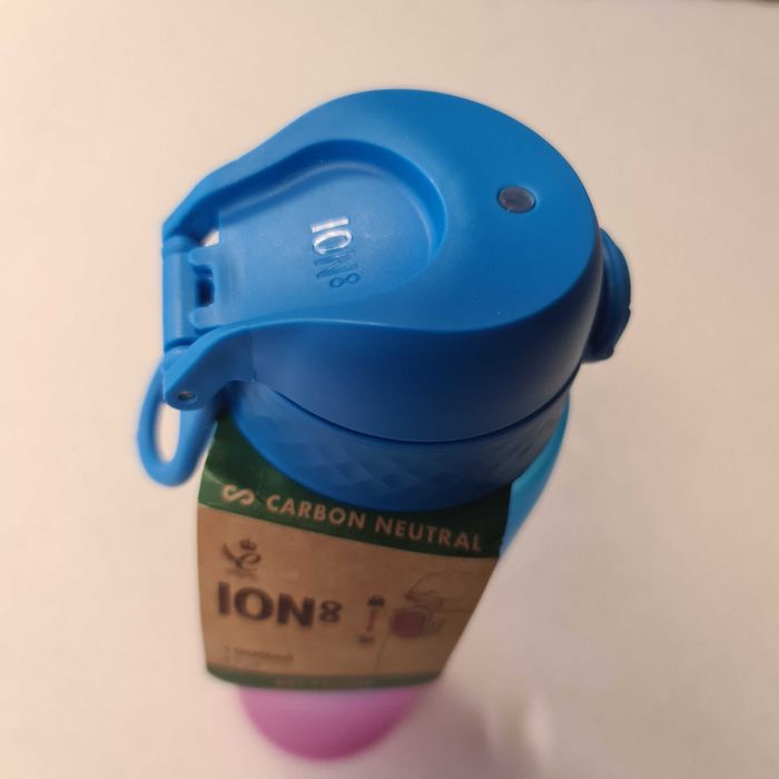 Butelka na wodę Ion8 1000ml różowo-niebieska