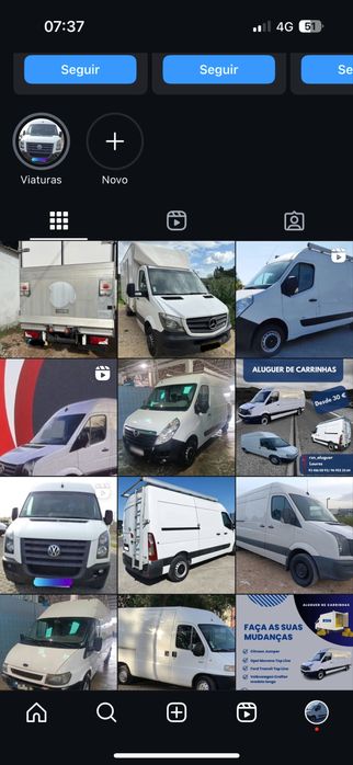 Aluguer de Carrinha para mudanças