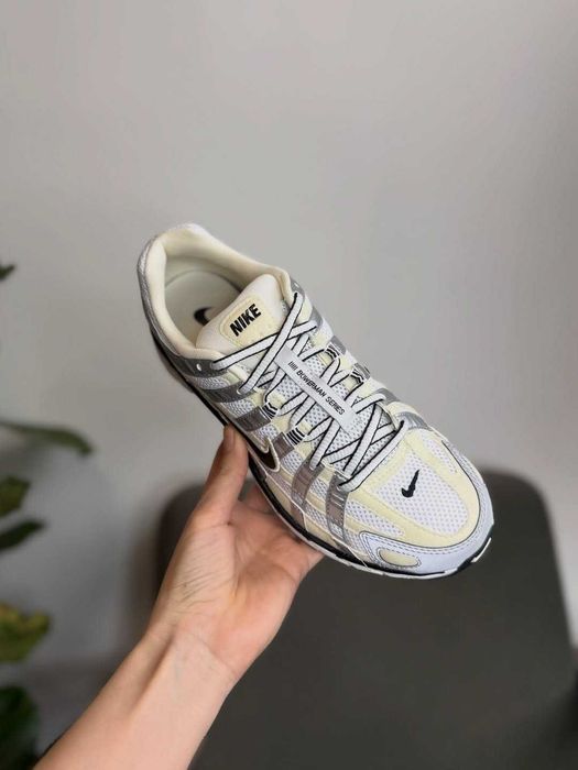 Кроссовки Мужские Nike P6000 White/Yellow /Кросівки Чоловічі Найк Р 6000 Coconut Milk