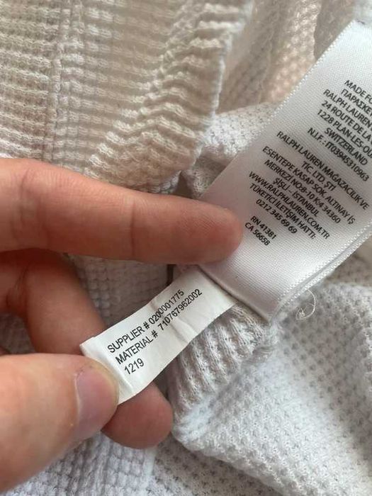 Polo Ralph Lauren – Waffle Knit Hoodie – Biała Bluza z Kapturem