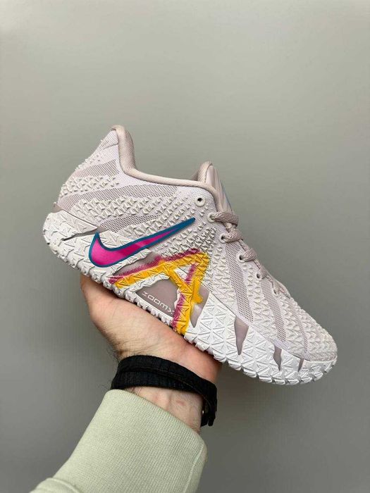 Кросівки Nike Ja 3 Light Show Grey | кроси Найк Джа 3 сіро-білі