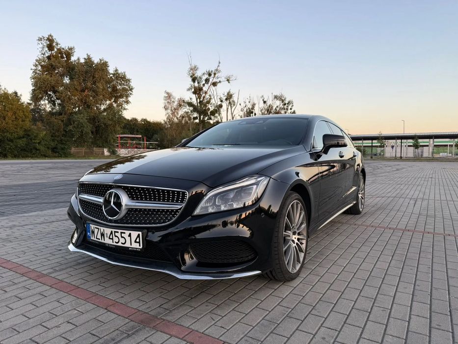 Mercedes-Benz CLS faktura VAT produkcja grudzien 2017 import Szwajcaria stan bdb