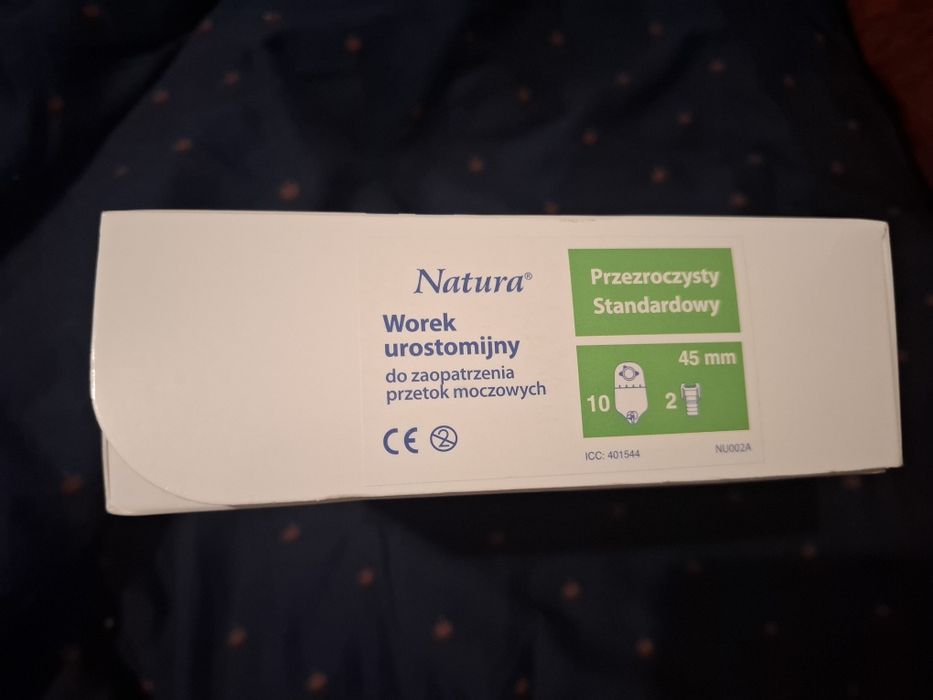 401544 Worek Dwuczęściowy Urostomijny ConvaTec Natura AccuSeal 45mm