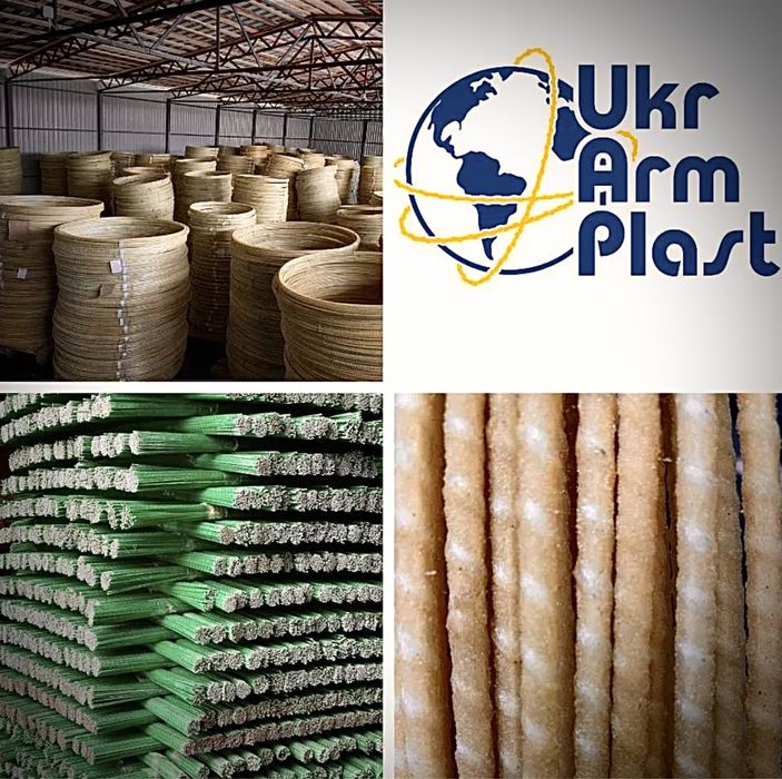 Арматура 5/6/7/8/10 12 мм Композитна зелена Дуги,  опори для рослин.