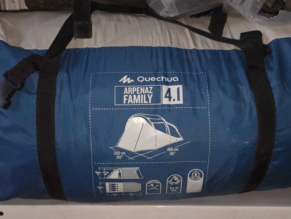 QUECHUA Tenda de Campismo Fresh & Black Arpenaz 4.1