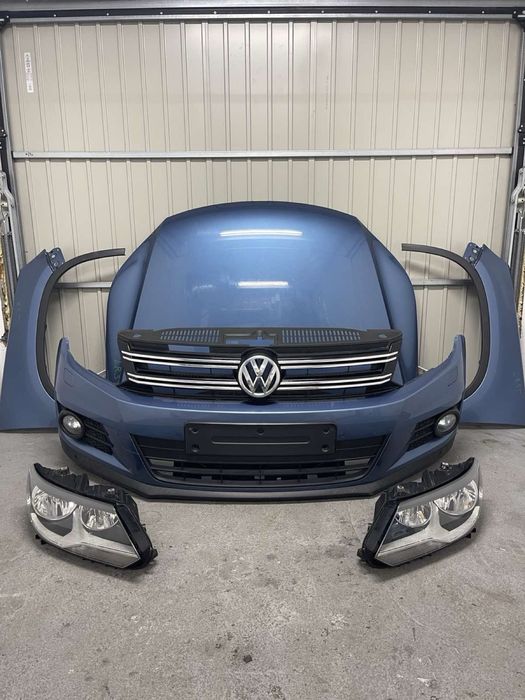 Передок морда Tiguan 1 Капот бампер крило Тігуан 1 Розборка Тігуан