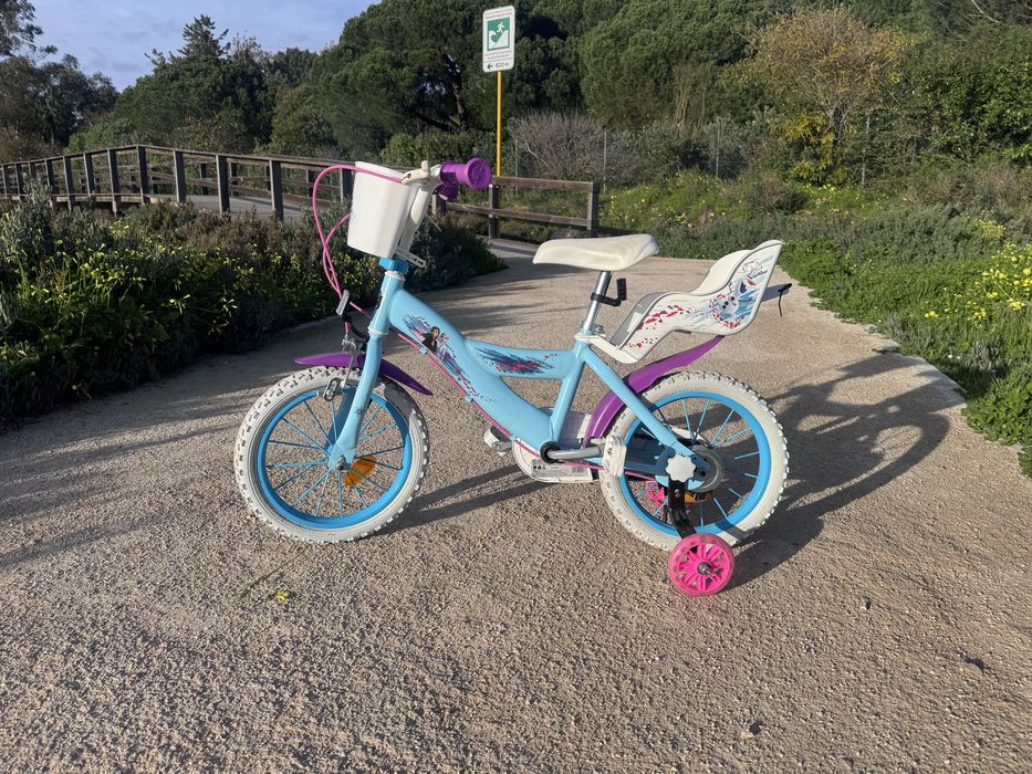 Bicicleta criança Frozen