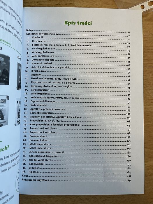 książka do nauki włoskiego
