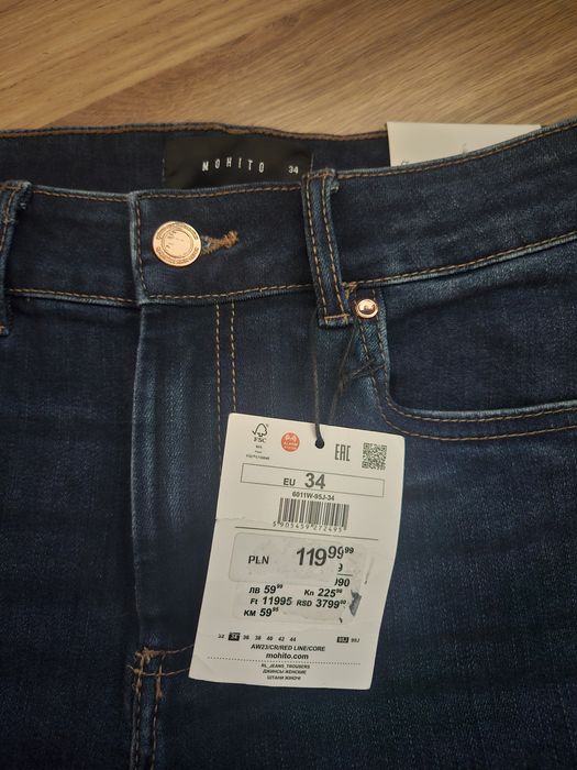 Nowe dzinsy granatowe