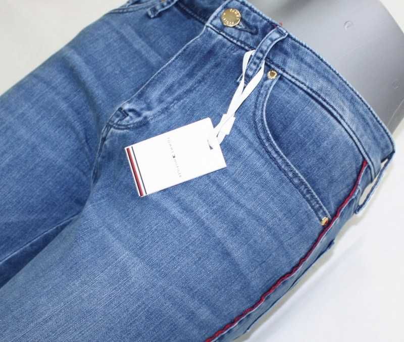Jeansy Tommy Hilfiger Venice 7/8 Slim WW0WW28071 damskie nowe -W29/L32