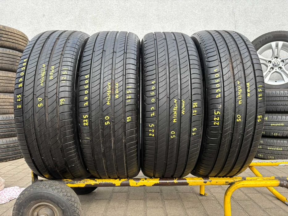 4X OPONY LETNIE 225/50R19 96V Michelin E Primacy S1 Rant Ochronny 7.1MM 2025R NOWE! #230501
