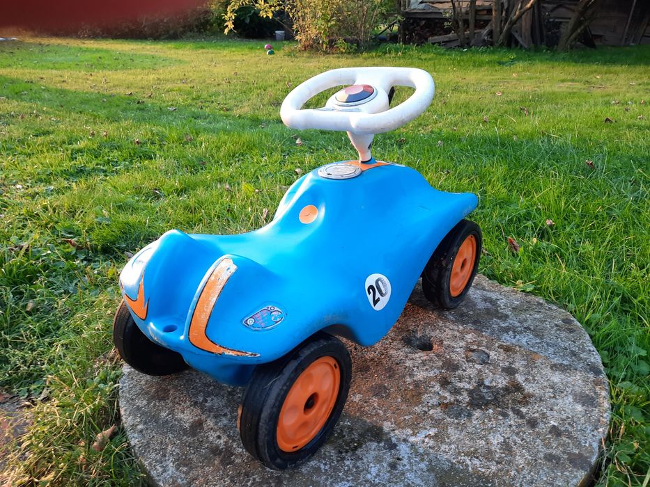 Jeździk samochodzik autko BIG Bobby Car niebieski