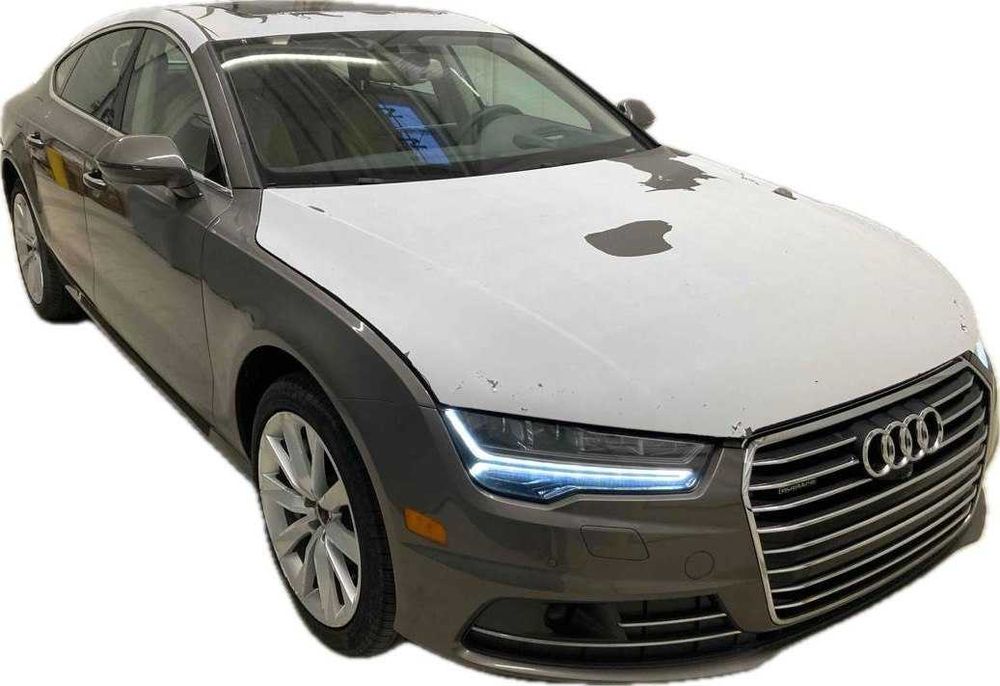 Kompletny PRZÓD AUDI A7 C7 4G LIFT maska błotniki zderzak lampy LY1P