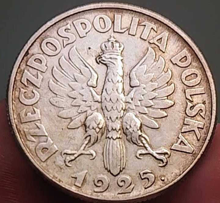 Moneta srebrna 2 złote 1925 Żniwiarka, Oryginał