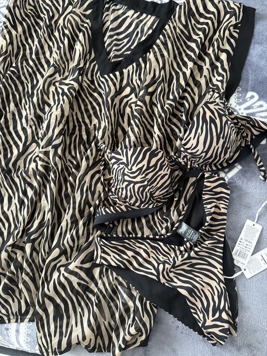 Komplet esotiq strój kąpielowy,narzutka