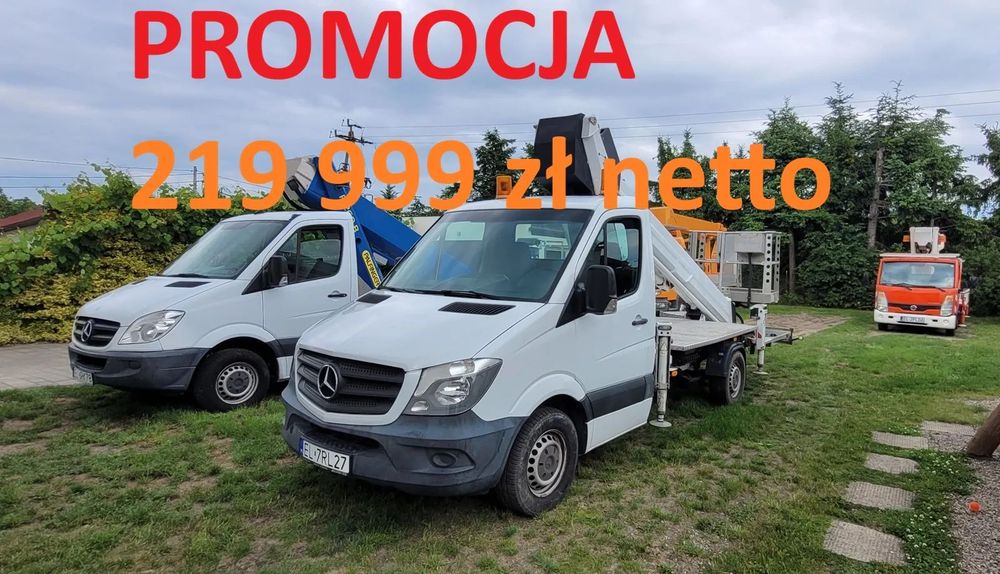 Mercedes-Benz Sprinter podnośnik koszowy  27 m Ruthmann TB 270 Sprinter zwyżka Palfinger P260B Wumag WT 270 350