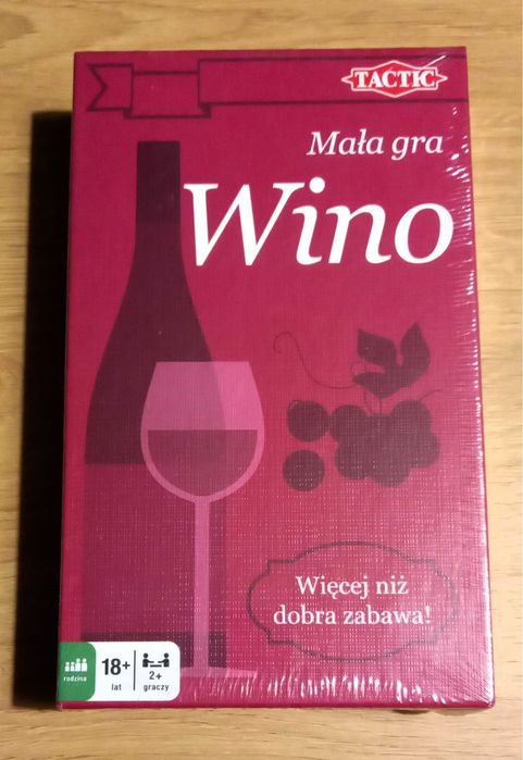 Mała gra - Wino, gra planszowa edukacyjna