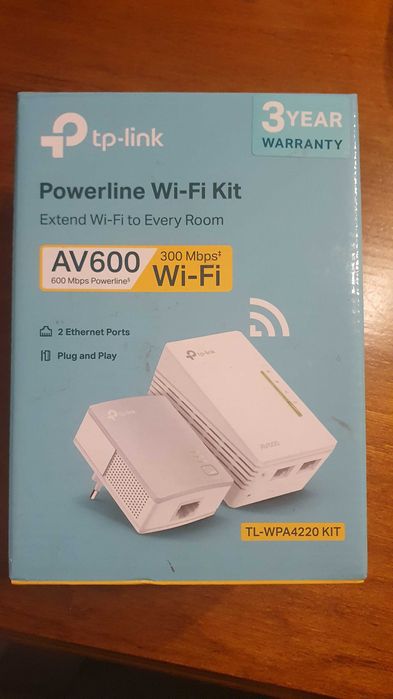 Zestaw transmiterów sieciowych  TP-LINK TL-WPA4220KIT AV600 oraz 2 szt