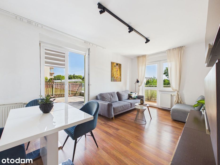 2 pokoje | 45 m² | Taras 30 m² + balkon | Osiedle Przy Lesie